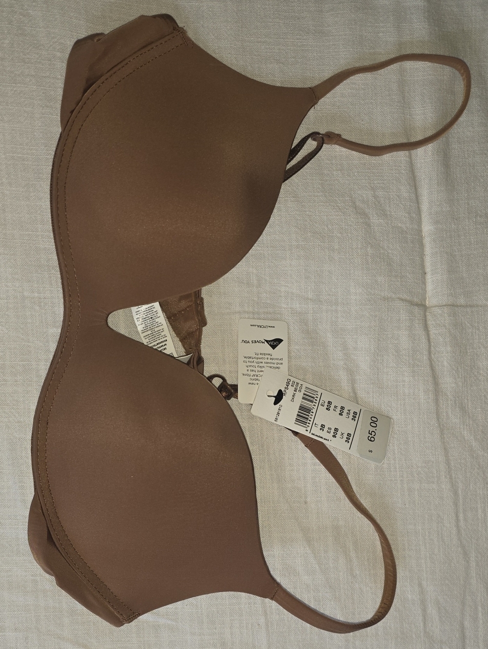 Intimissimi Brown Push-Up Bra Size 36B